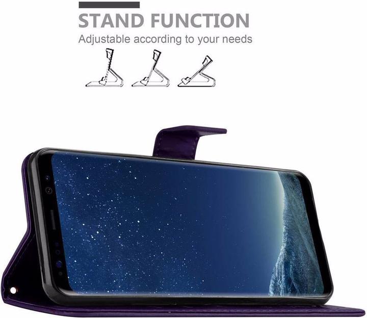 Productafbeelding Cadorabo Bloemen Boekomslag (Samsung Galaxy S8+)