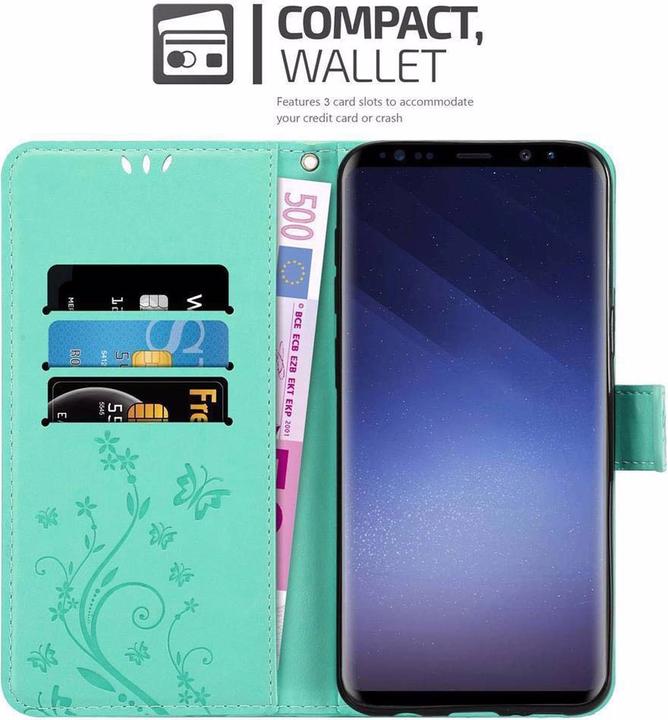 Productafbeelding Cadorabo Bloemen Boekomslag (Samsung Galaxy S9+)