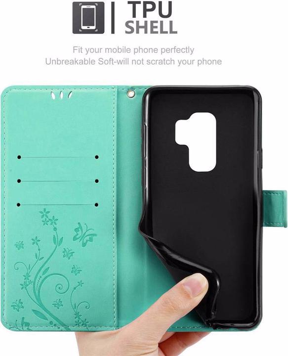 Productafbeelding Cadorabo Bloemen Boekomslag (Samsung Galaxy S9+)
