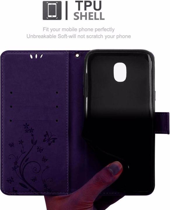 Productafbeelding Cadorabo Bloemen Boekomslag (Samsung Galaxy J5 (2017))