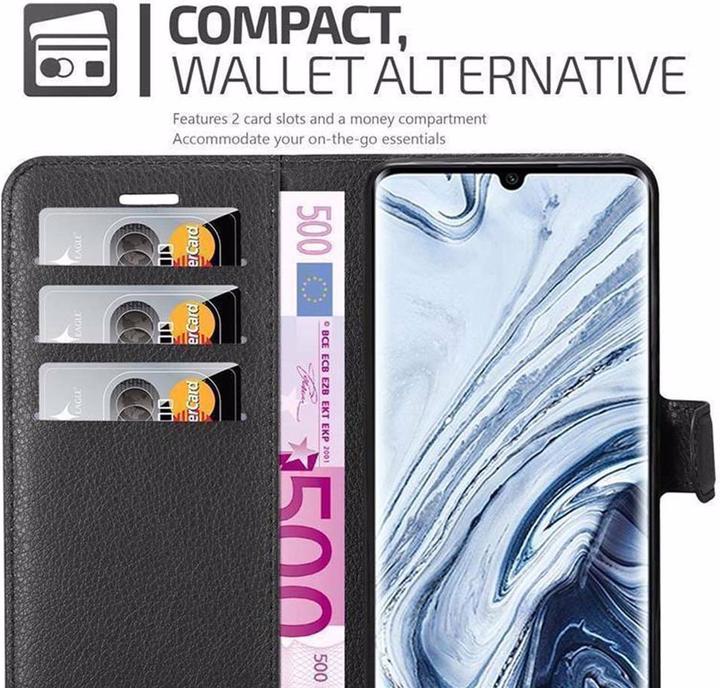 Actual product image Cadorabo Book with stand function cover (Xiaomi Redmi Note 10S, Xiaomi Mi Note 10)