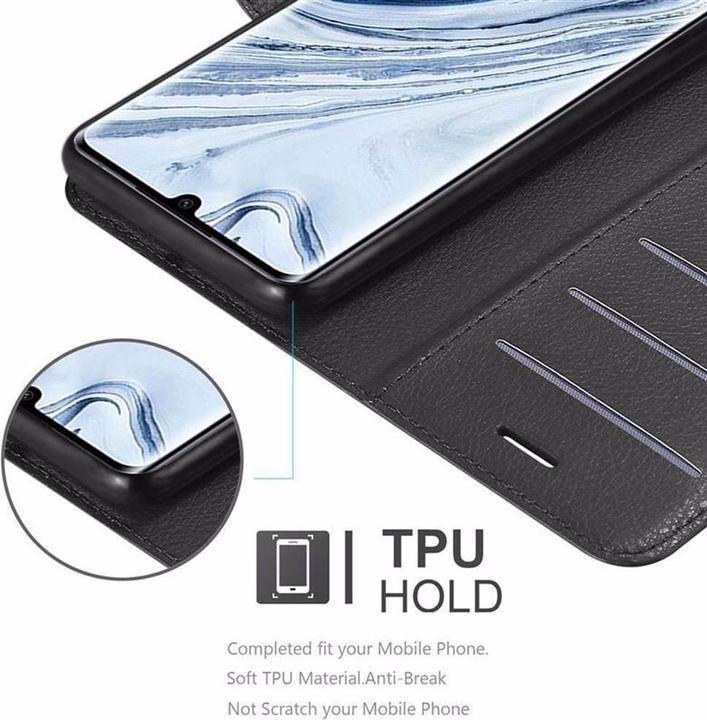 Actual product image Cadorabo Book with stand function cover (Xiaomi Redmi Note 10S, Xiaomi Mi Note 10)