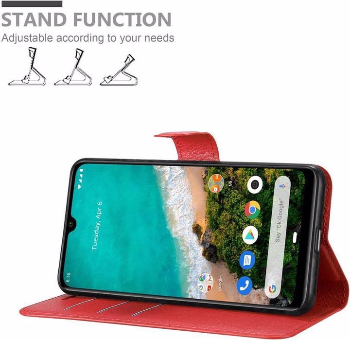 Actual product image Cadorabo Book with stand function cover (Mi A3)