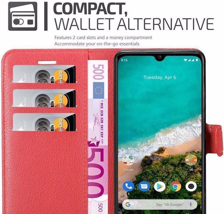 Actual product image Cadorabo Book with stand function cover (Mi A3)