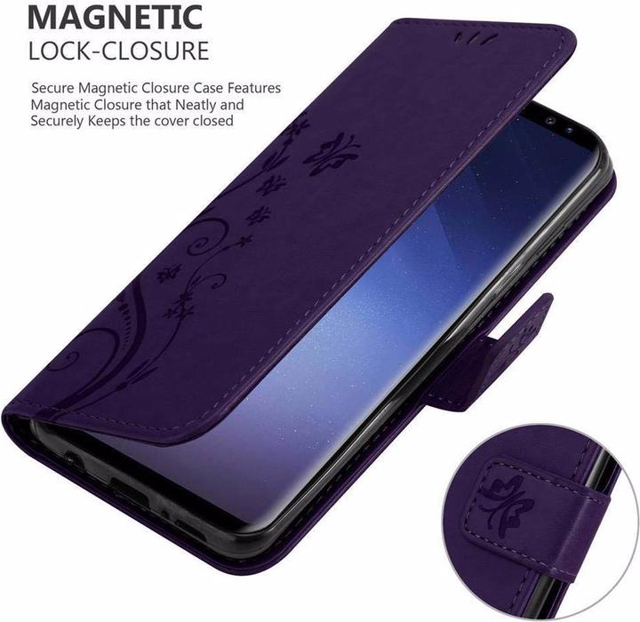 Productafbeelding Cadorabo Bloemen Boekomslag (Samsung Galaxy S9)
