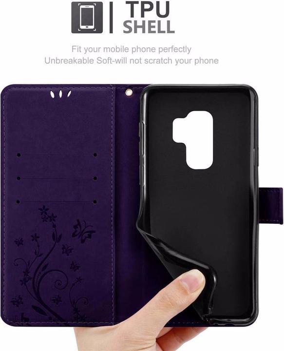 Productafbeelding Cadorabo Bloemen Boekomslag (Samsung Galaxy S9+)