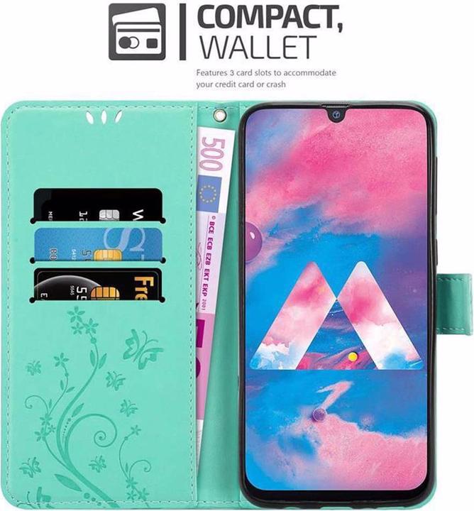 Productafbeelding Cadorabo Bloemen Boekomslag (Samsung Galaxy M30)