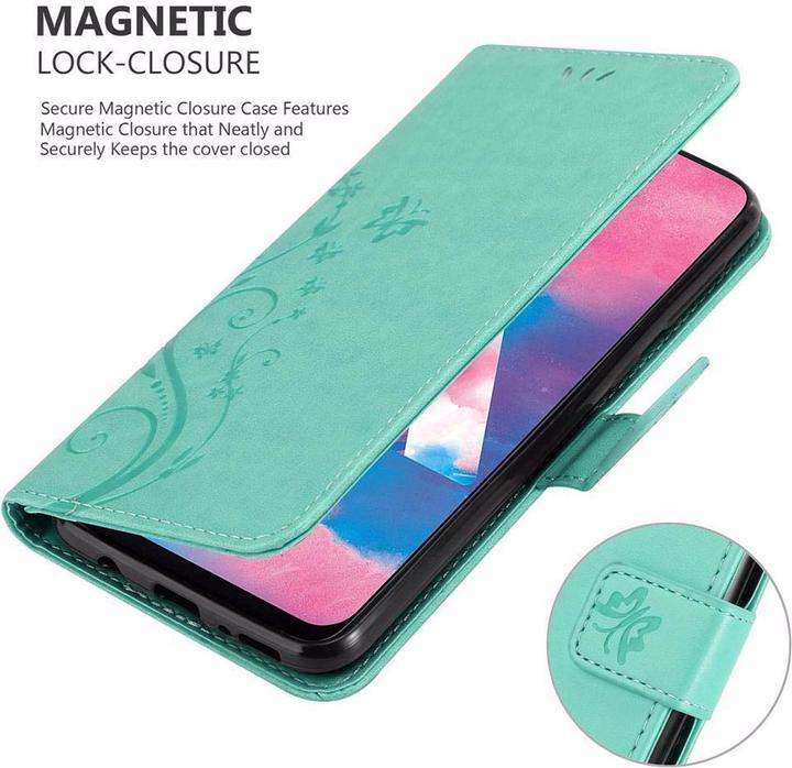Productafbeelding Cadorabo Bloemen Boekomslag (Samsung Galaxy M30)