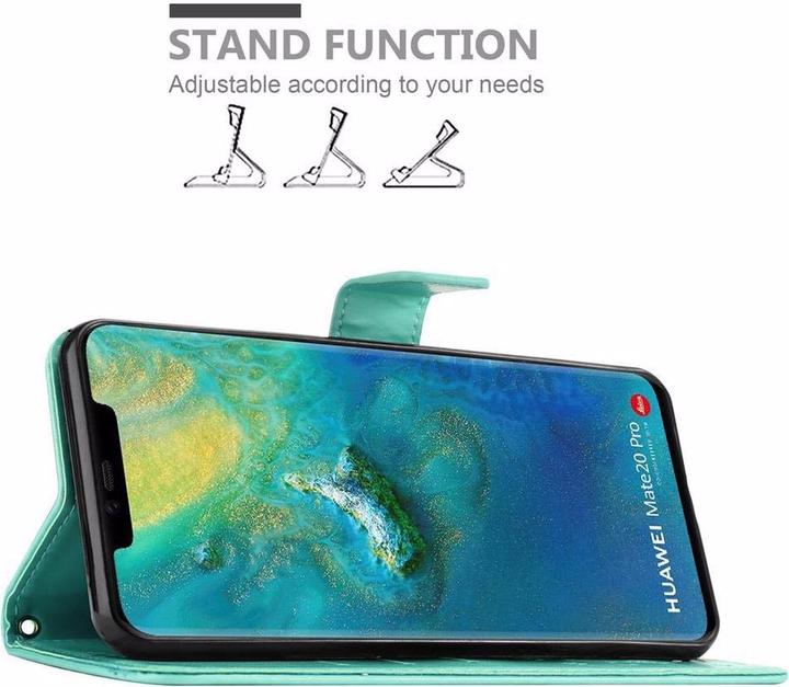 Productafbeelding Cadorabo Bloemen Boekomslag (Huawei Mate 20 Pro)