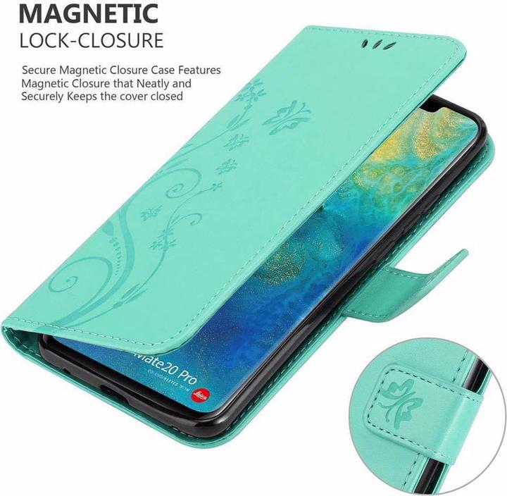 Productafbeelding Cadorabo Bloemen Boekomslag (Huawei Mate 20 Pro)