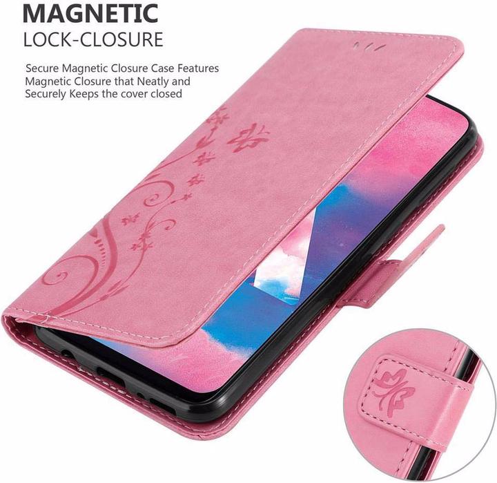 Productafbeelding Cadorabo Bloemen Boekomslag (Samsung Galaxy M30)
