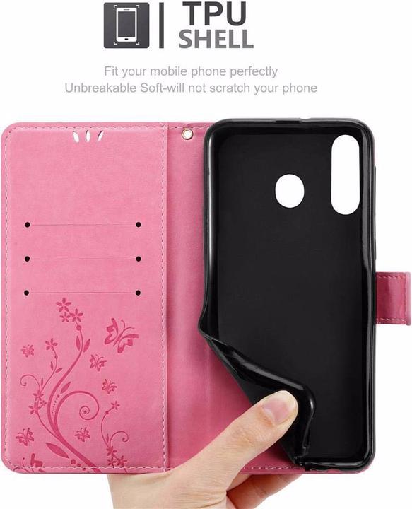 Productafbeelding Cadorabo Bloemen Boekomslag (Samsung Galaxy M30)