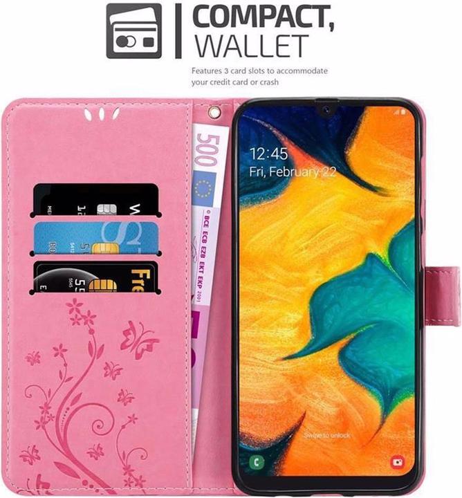Productafbeelding Cadorabo Bloemen Boekomslag (Samsung Galaxy A20, TCL A30, Samsung Galaxy M10)