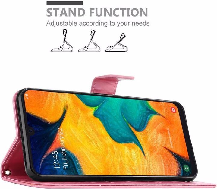 Productafbeelding Cadorabo Bloemen Boekomslag (Samsung Galaxy A20, TCL A30, Samsung Galaxy M10)