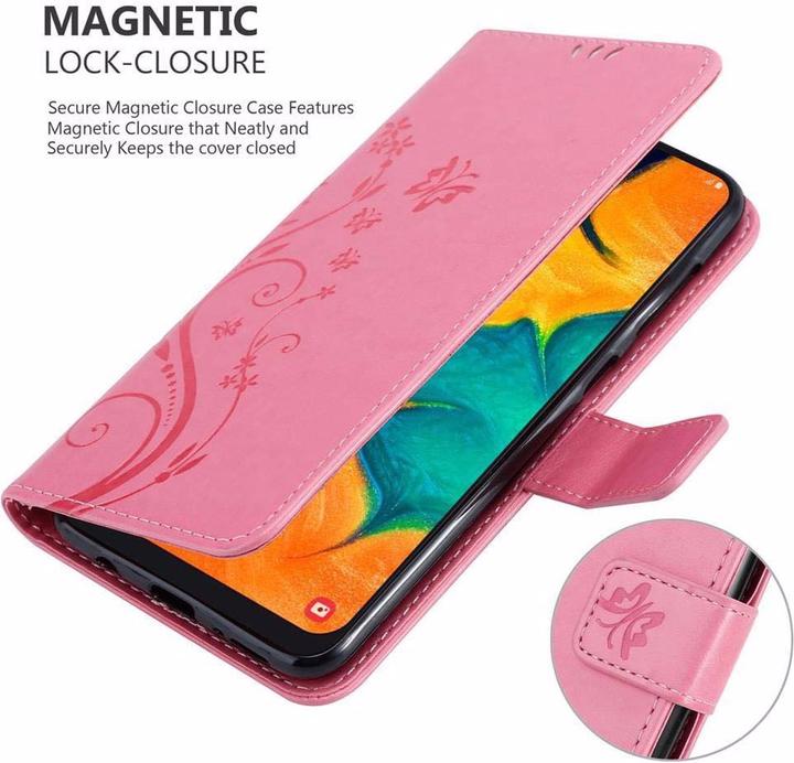 Productafbeelding Cadorabo Bloemen Boekomslag (Samsung Galaxy A20, TCL A30, Samsung Galaxy M10)