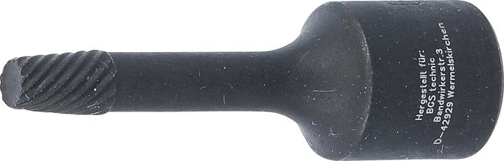 Produktbild BGS Spiral-Profil-Steckschlüssel-Einsatz / Schraubenausdreher 10 mm (3/8") 6 mm