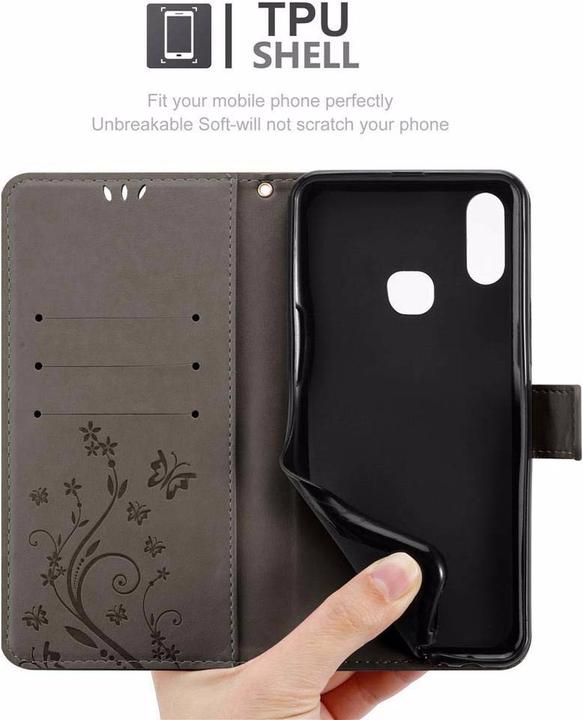 Productafbeelding Cadorabo Bloemen Boekomslag (Samsung Galaxy A10s)