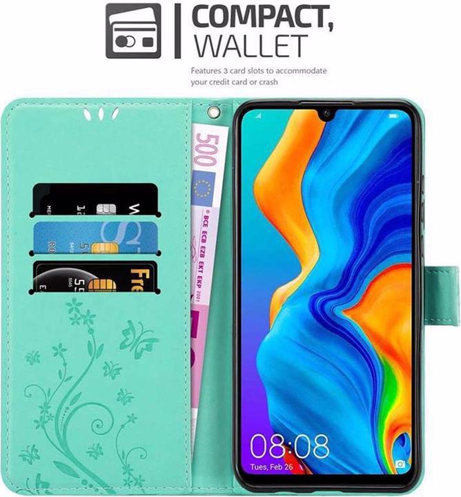 Productafbeelding Cadorabo Bloemen Boekomslag (Huawei P30 Lite)