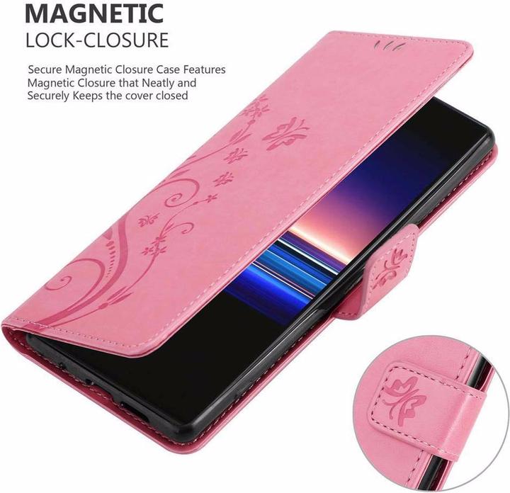 Productafbeelding Cadorabo Bloemen Boekomslag (Sony Xperia 1, Xperia XZ4)