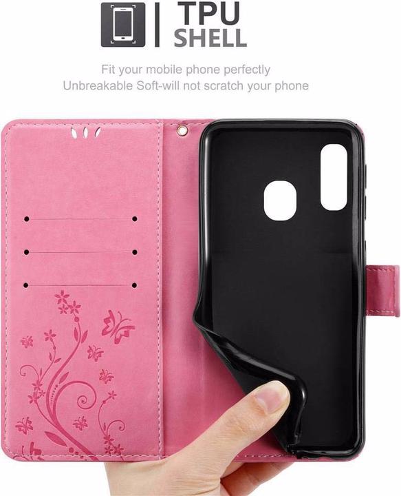 Image du produit Cadorabo Couverture du livre de fleurs (Samsung Galaxy A10e)