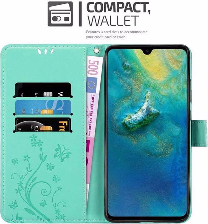 Productafbeelding Cadorabo Bloemen Boekomslag (Huawei Mate 20)