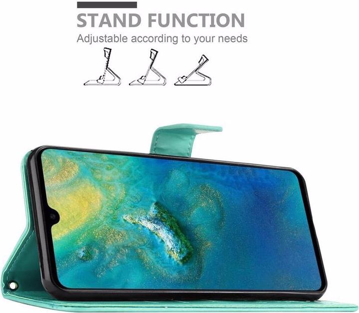 Productafbeelding Cadorabo Bloemen Boekomslag (Huawei Mate 20)