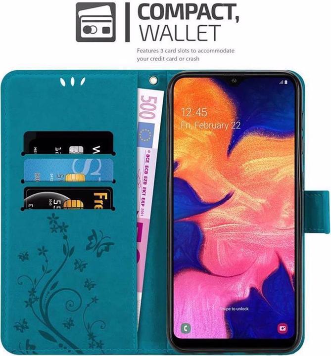 Image du produit Cadorabo Couverture du livre de fleurs (Samsung Galaxy A10, HTC One M10)