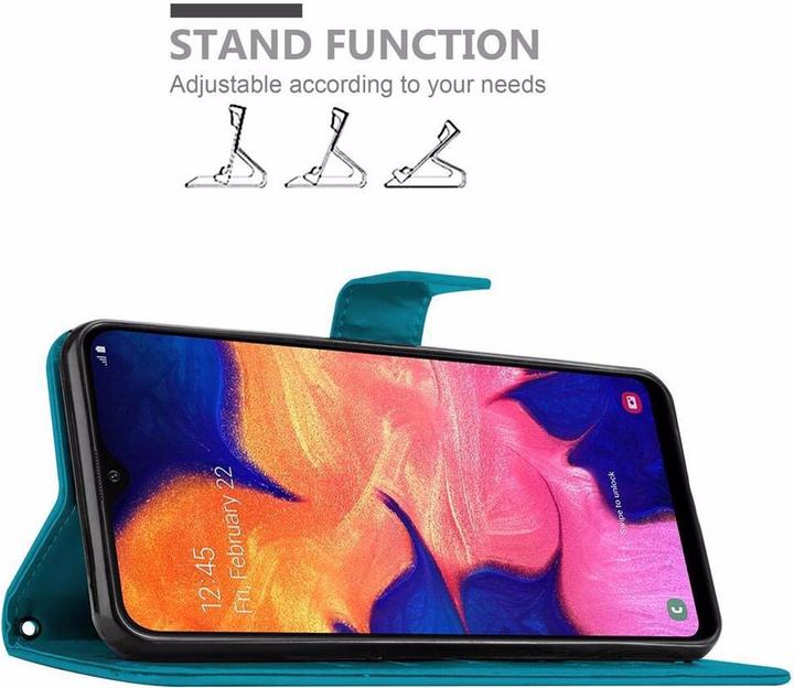 Image du produit Cadorabo Couverture du livre de fleurs (Samsung Galaxy A10, HTC One M10)