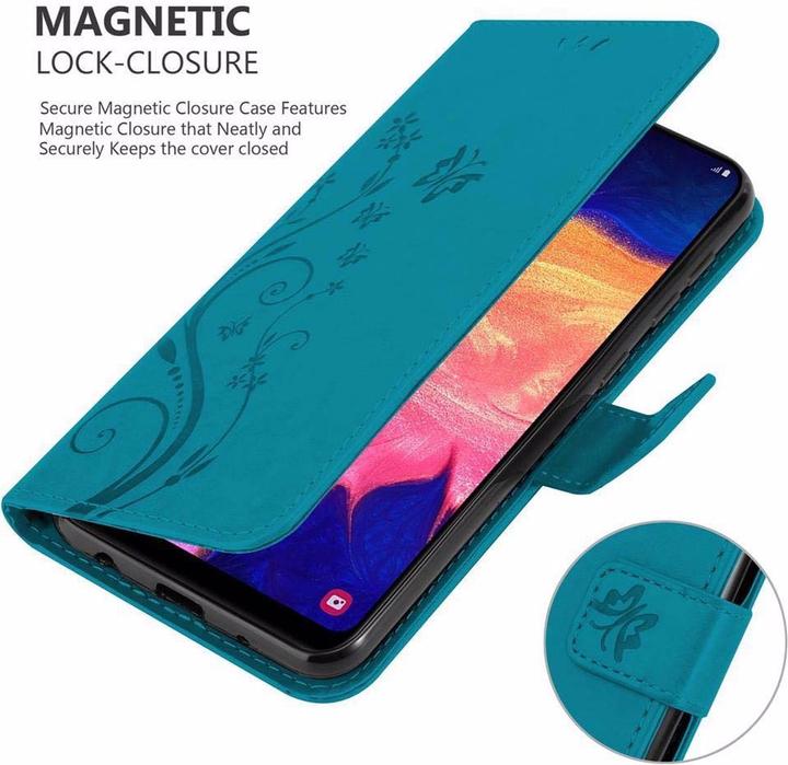 Image du produit Cadorabo Couverture du livre de fleurs (Samsung Galaxy A10, HTC One M10)