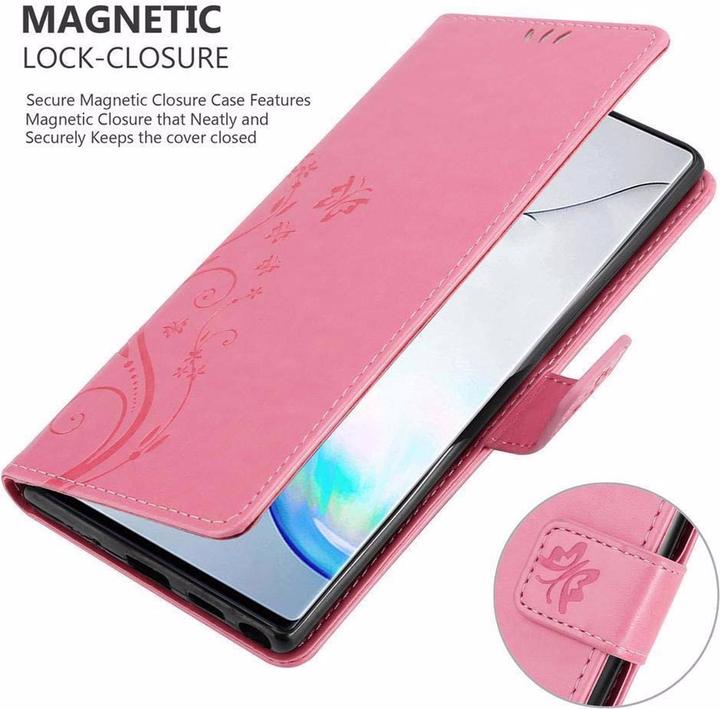 Produktbild Cadorabo Flower Book Cover (Samsung Galaxy Note 10 Plus)