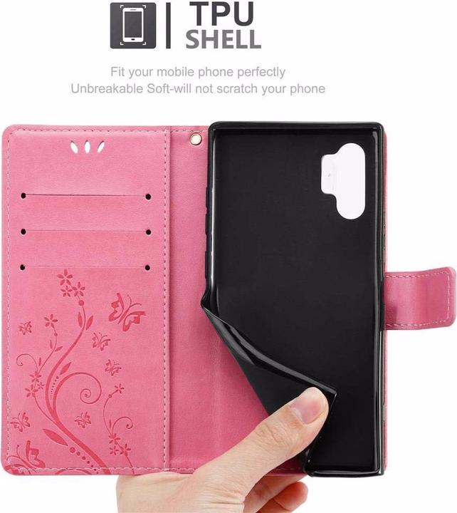 Produktbild Cadorabo Flower Book Cover (Samsung Galaxy Note 10 Plus)