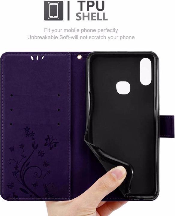 Productafbeelding Cadorabo Bloemen Boekomslag (Samsung Galaxy A10s)