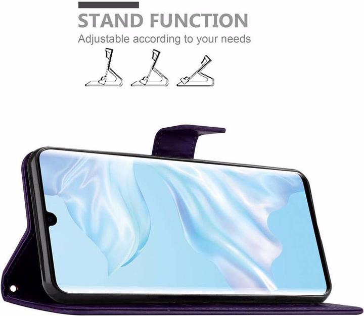 Productafbeelding Cadorabo Bloemen Boekomslag (Huawei P30 Pro)