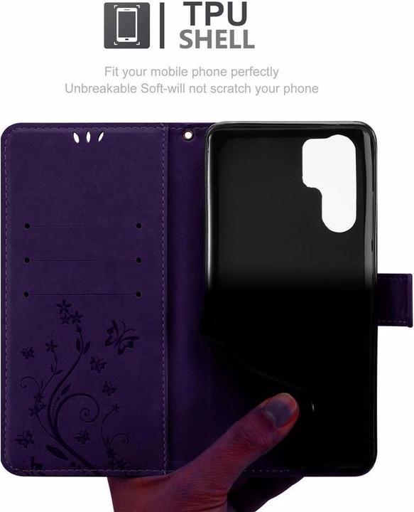 Productafbeelding Cadorabo Bloemen Boekomslag (Huawei P30 Pro)