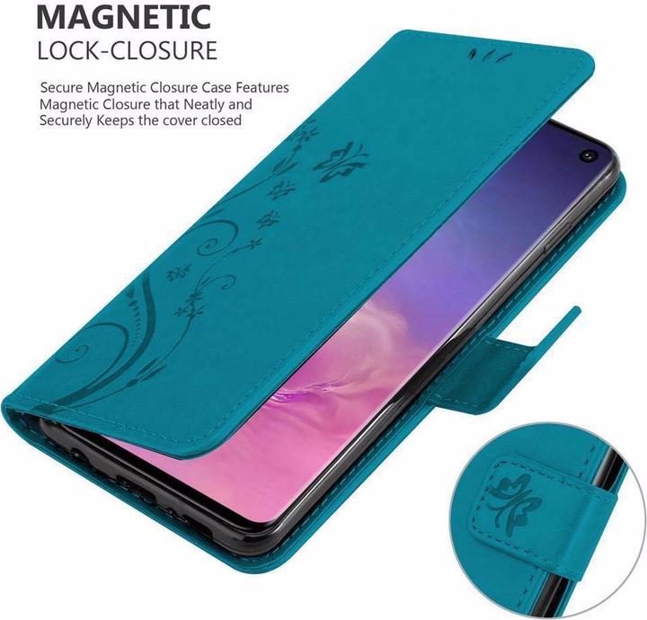 Image du produit Cadorabo Couverture du livre de fleurs (Samsung Galaxy S10 5G)