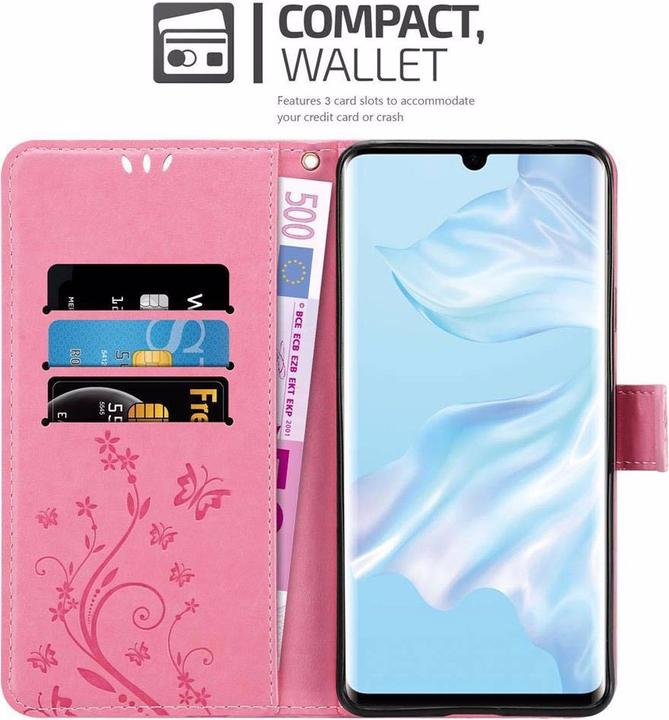 Productafbeelding Cadorabo Bloemen Boekomslag (Huawei P30 Pro)