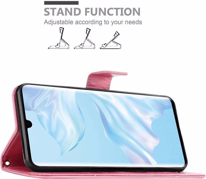 Productafbeelding Cadorabo Bloemen Boekomslag (Huawei P30 Pro)