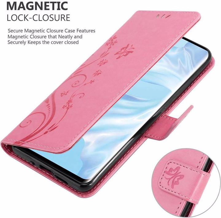 Productafbeelding Cadorabo Bloemen Boekomslag (Huawei P30 Pro)