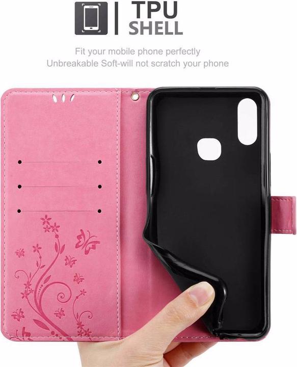 Productafbeelding Cadorabo Bloemen Boekomslag (Samsung Galaxy A10s)