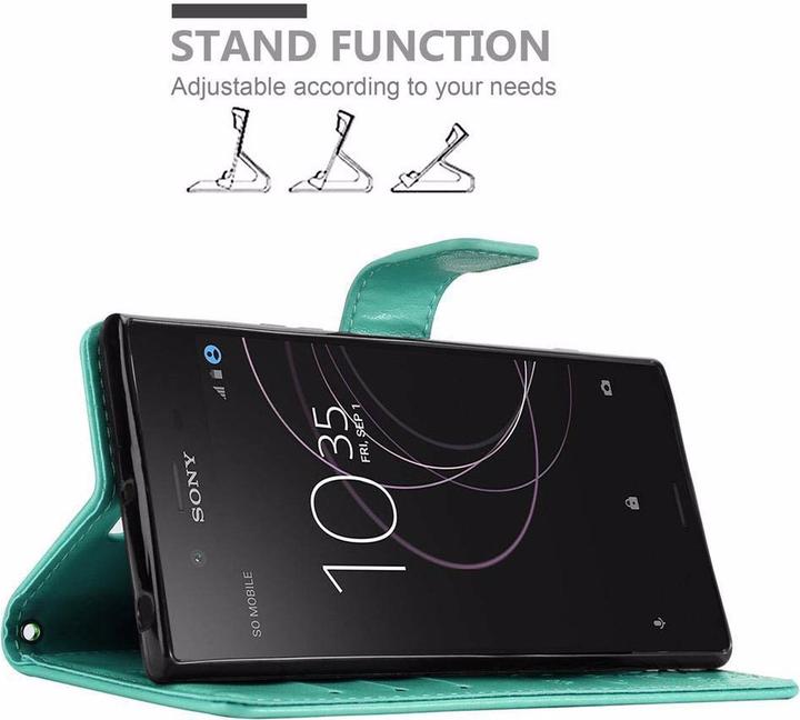 Productafbeelding Cadorabo Bloemen Boekomslag (Sony Xperia XZ1)