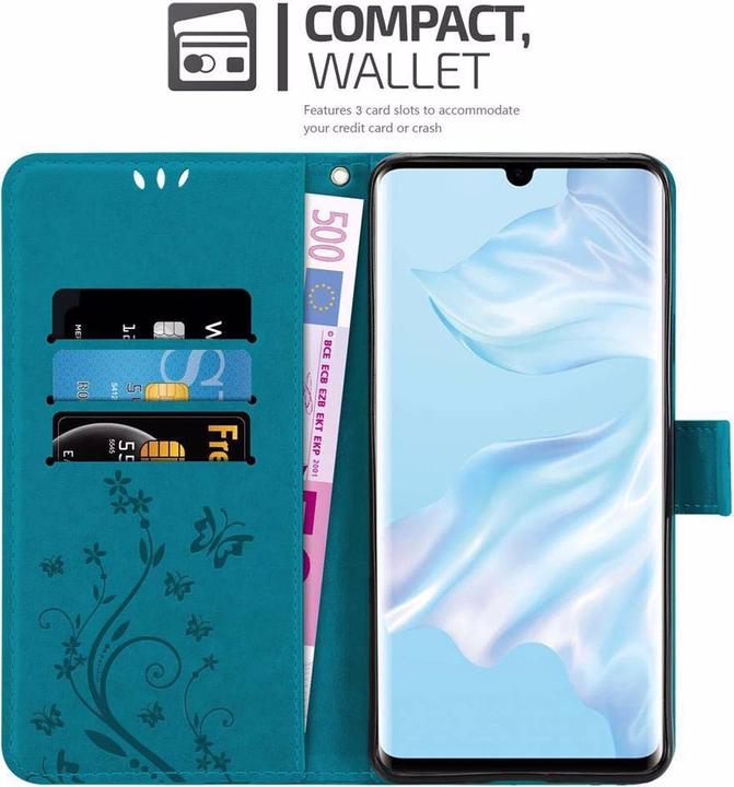 Productafbeelding Cadorabo Bloemen Boekomslag (Huawei P30 Pro)
