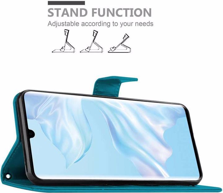 Productafbeelding Cadorabo Bloemen Boekomslag (Huawei P30 Pro)