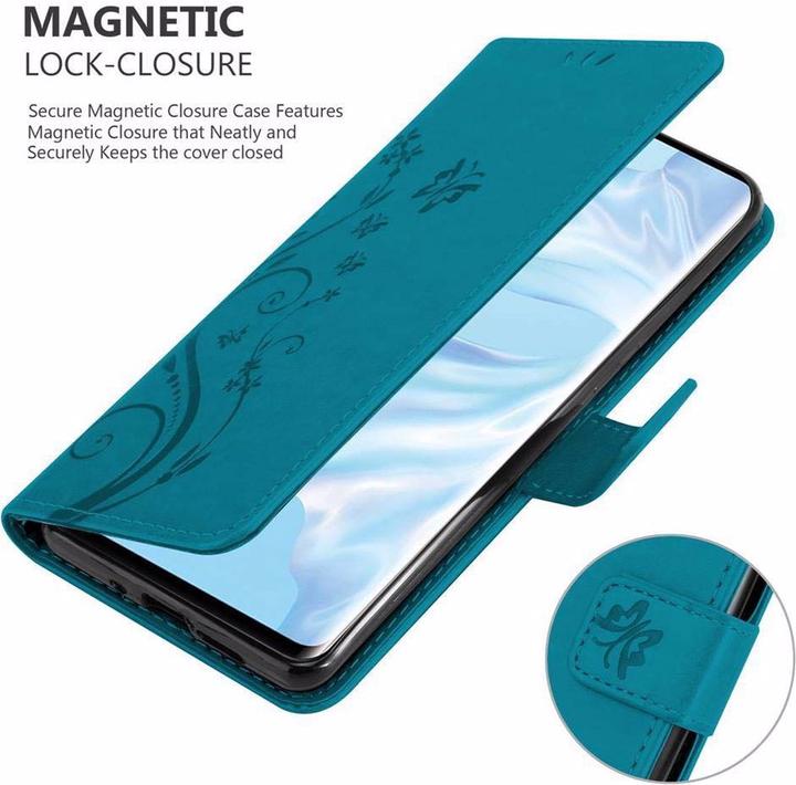 Productafbeelding Cadorabo Bloemen Boekomslag (Huawei P30 Pro)