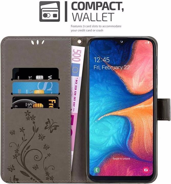 Actual product image Cadorabo Flower Book Cover (Samsung Galaxy A10e)