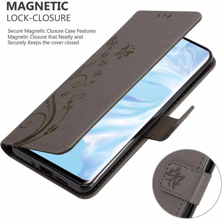 Productafbeelding Cadorabo Bloemen Boekomslag (Huawei P30 Pro)