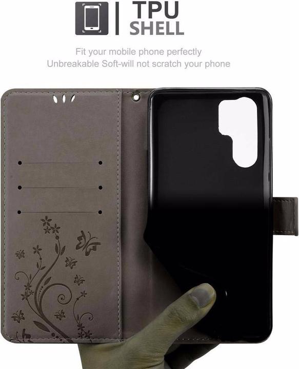 Productafbeelding Cadorabo Bloemen Boekomslag (Huawei P30 Pro)