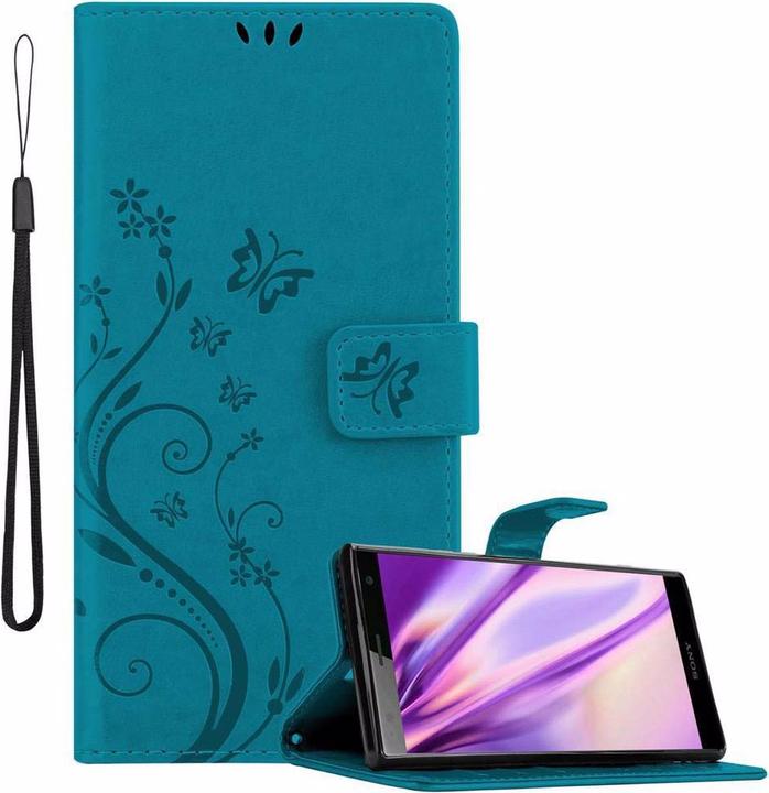 Productafbeelding Cadorabo Bloemen Boekomslag (Sony Xperia XZ2)