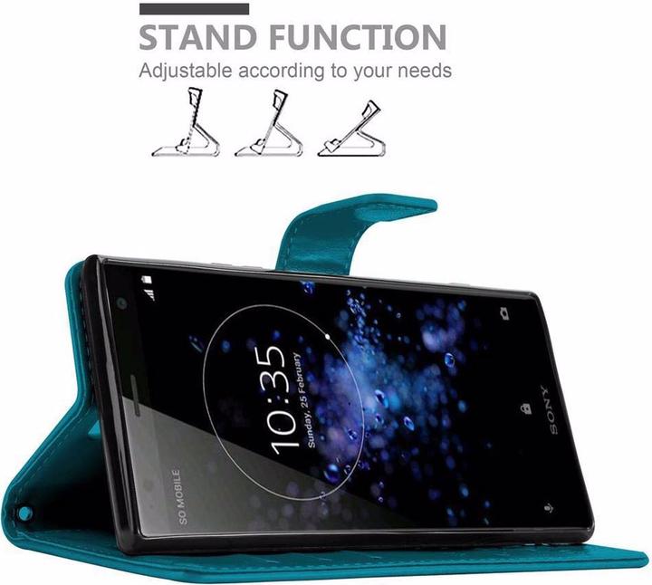 Productafbeelding Cadorabo Bloemen Boekomslag (Sony Xperia XZ2)