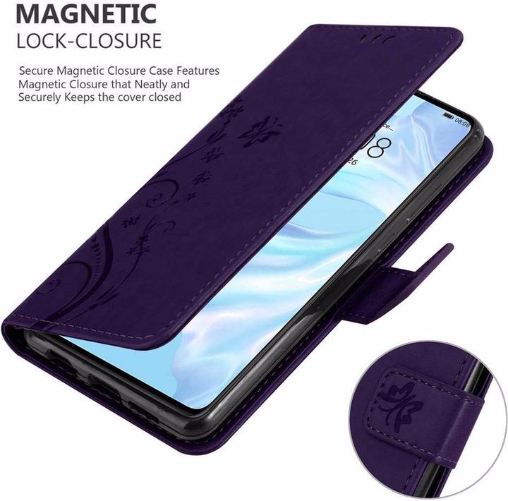 Produktbild Cadorabo Flower Book Cover (Huawei P30)