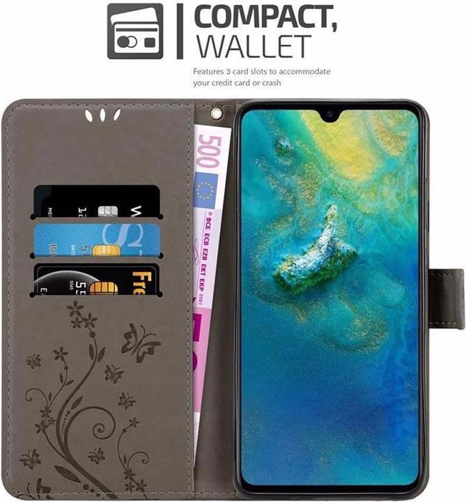 Productafbeelding Cadorabo Bloemen Boekomslag (Huawei Mate 20)